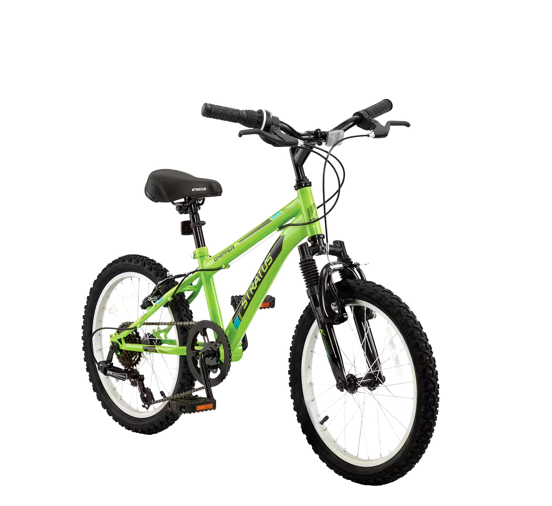 Stratus Chipper Kids' Bike, 6-Speed, 18-in, Blue