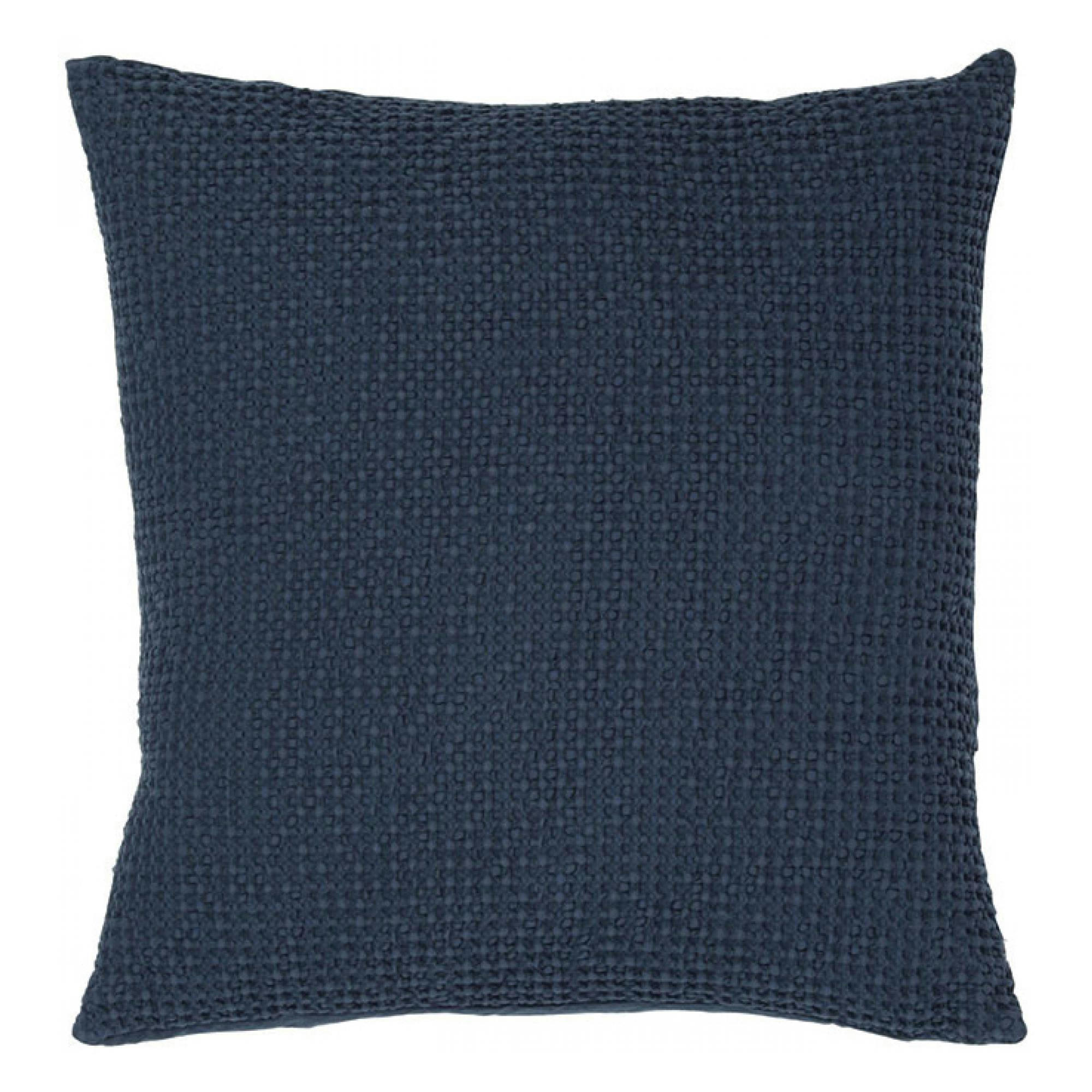 MAIA - Coussin  en coton navy 45 x 45