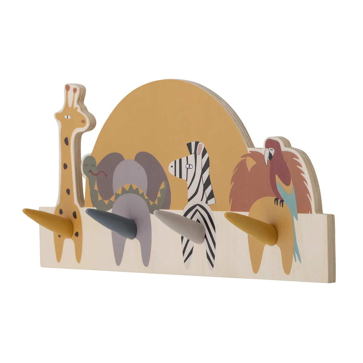 Bloomingville - Mallen Wandgarderobe, Tiere