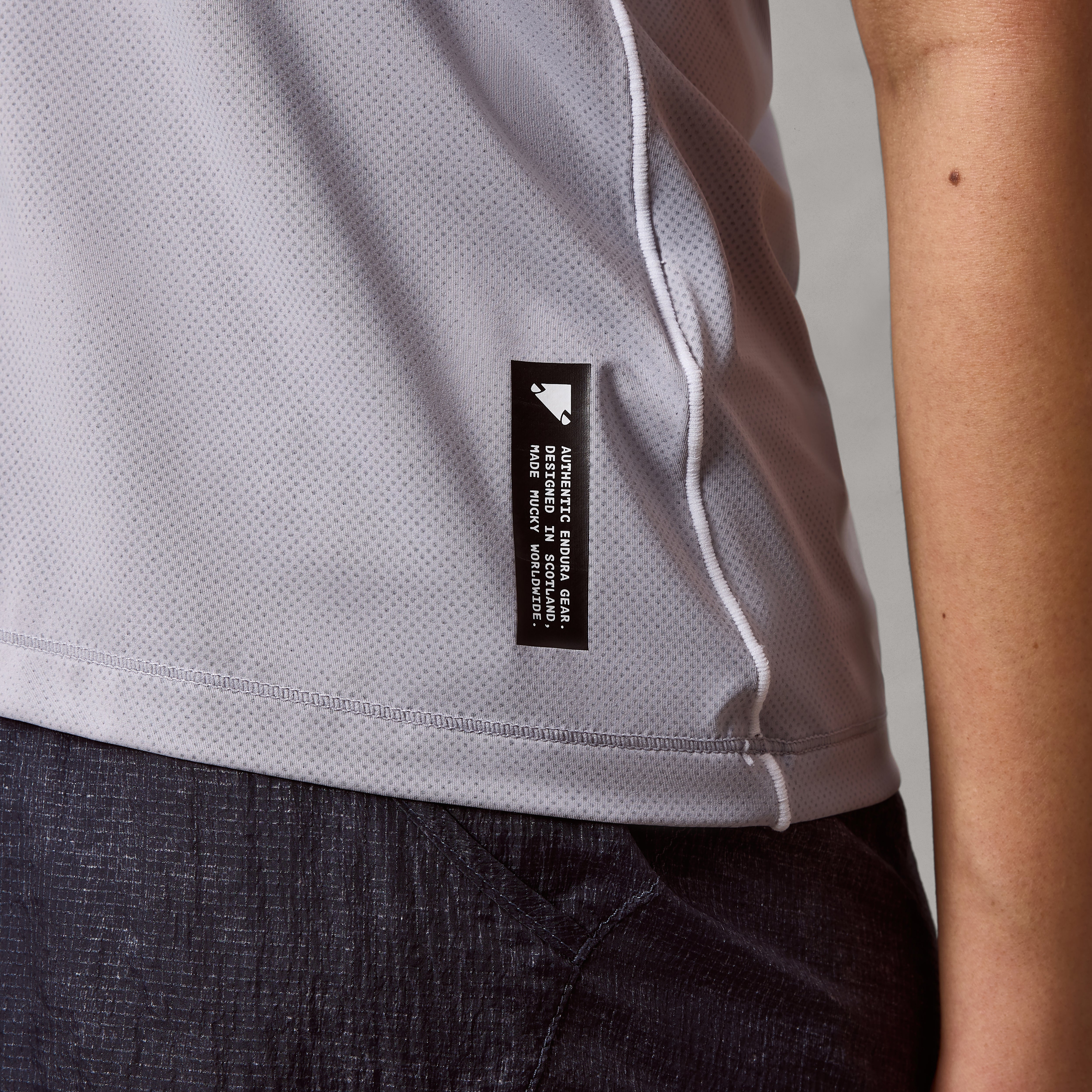 Women's AllTrack Rout S/S Tech Tee - Aluminium