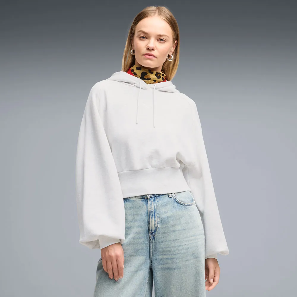 Puma Essential Cropped Balloon Sleeve hoodie