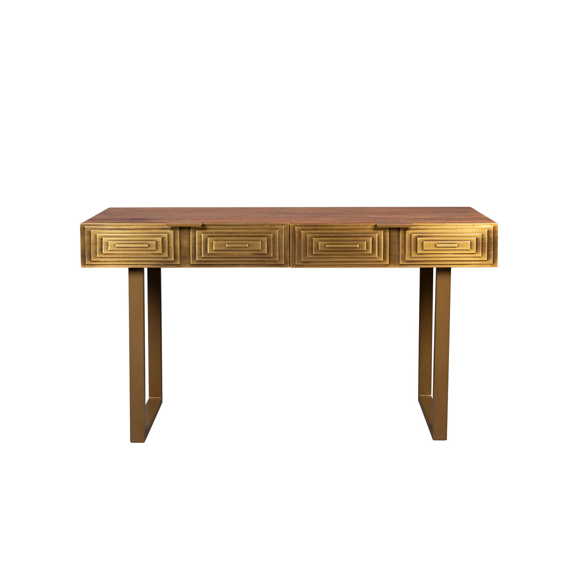 Dutchbone Volan Consoletafel/ Wandtafel Goud