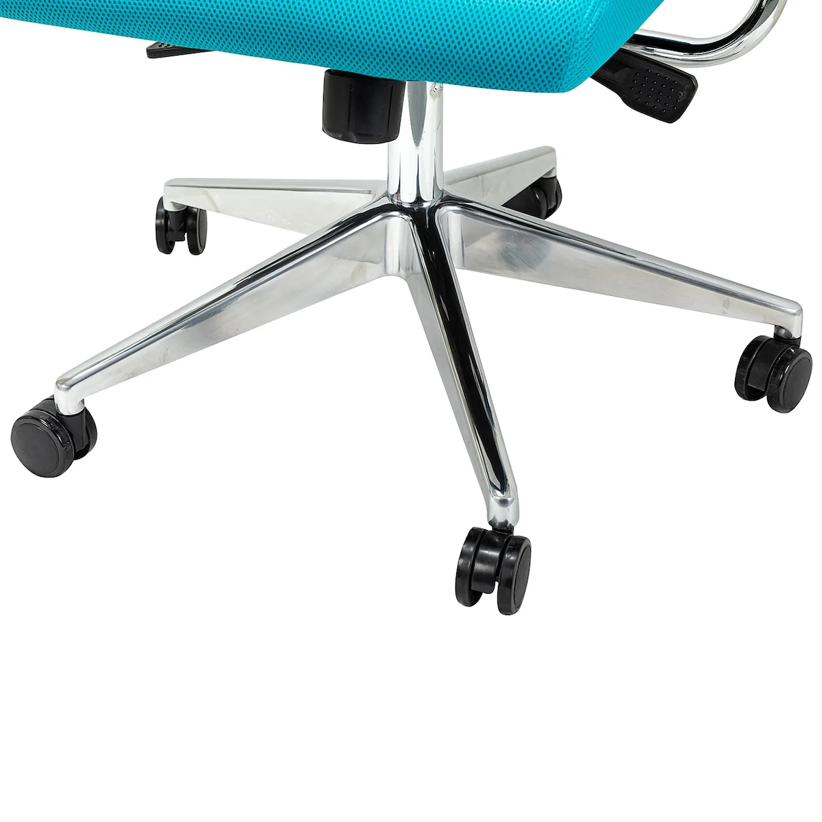 Technological and Futuristic Swivel Ergonomic Task Chair with Separated Backrest, Adjustable Arms, Back and Overall Height
