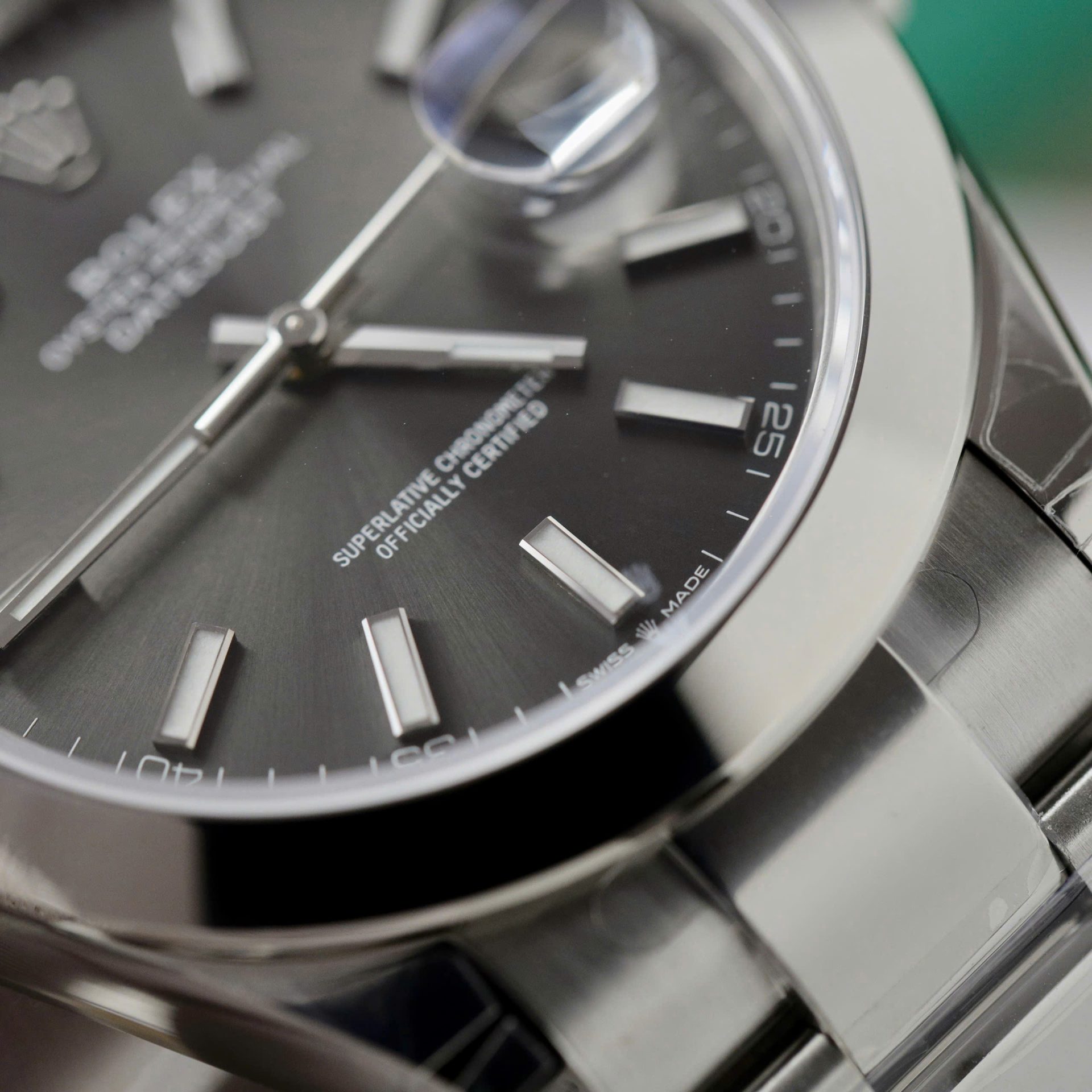 Rolex Datejust 126300 904L Steel Grey Dial 41mm Oyster Super Clone