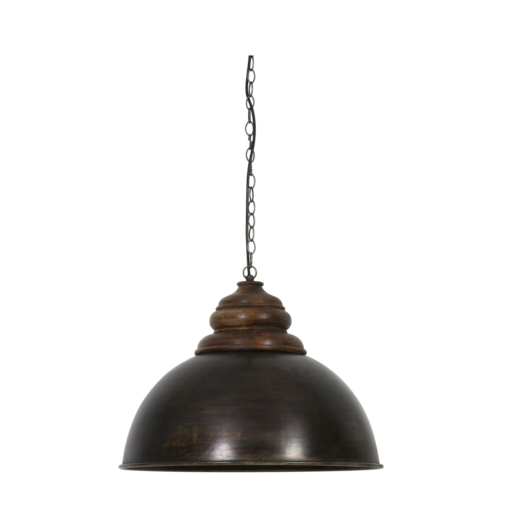 Light & Living hanglamp Leia - zwart - Ø52cm