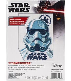 Dimensions 5 x 7 Stormtrooper Counted Cross Stitch Kit
