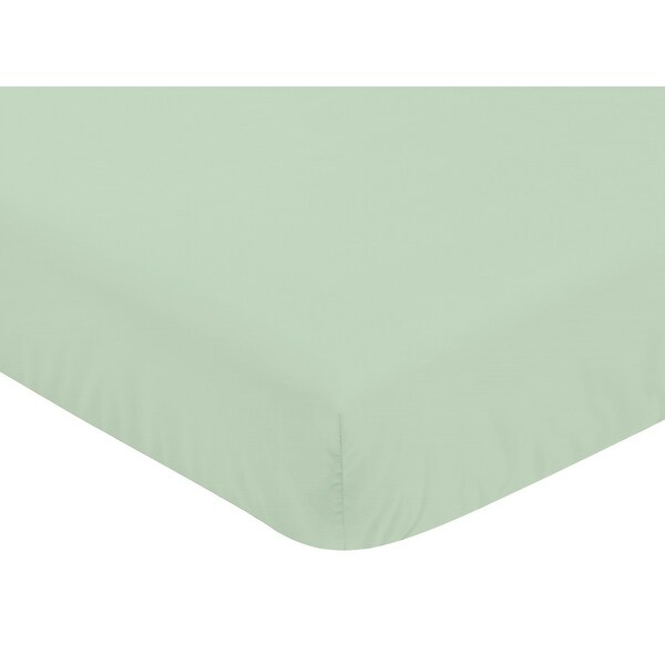 Sweet Jojo Designs Navy and Mint Woodsy Collection 4-piece Bumperless Crib Bedding Set