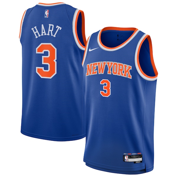 Josh Hart New York Knicks Nike Youth Swingman Jersey - Icon Edition - Blue