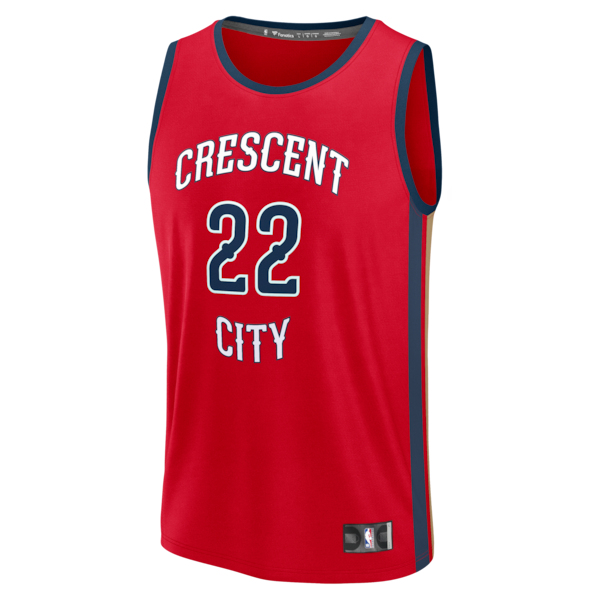 Derik Queen New Orleans Pelicans  Fast Break Replica Player Jersey - Statement Edition - Red