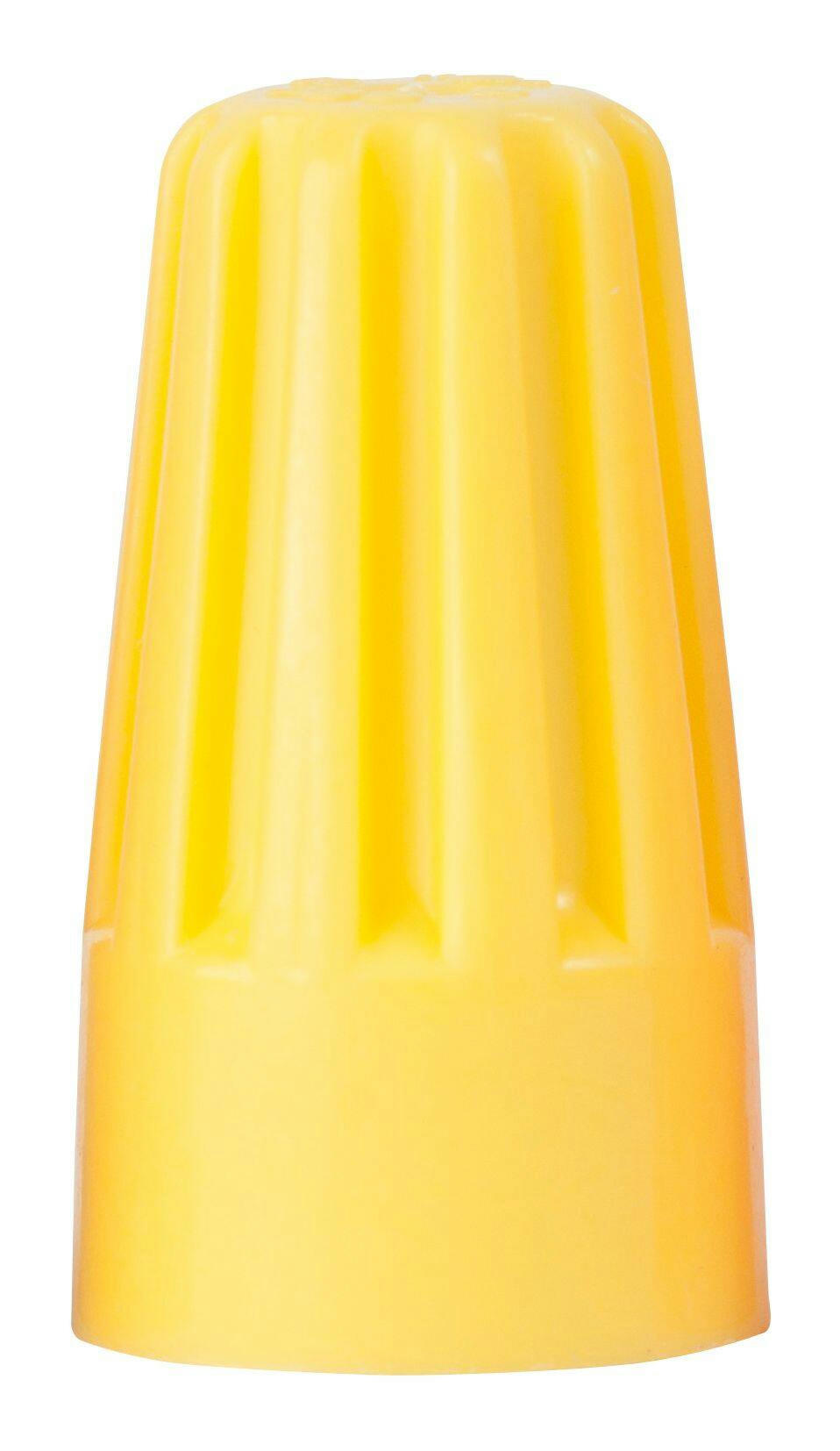 GARDNER BENDER 10-004 WireGard High Performance Twist On Wire Connectors, 18-10 AWG, Yellow, 100-pk