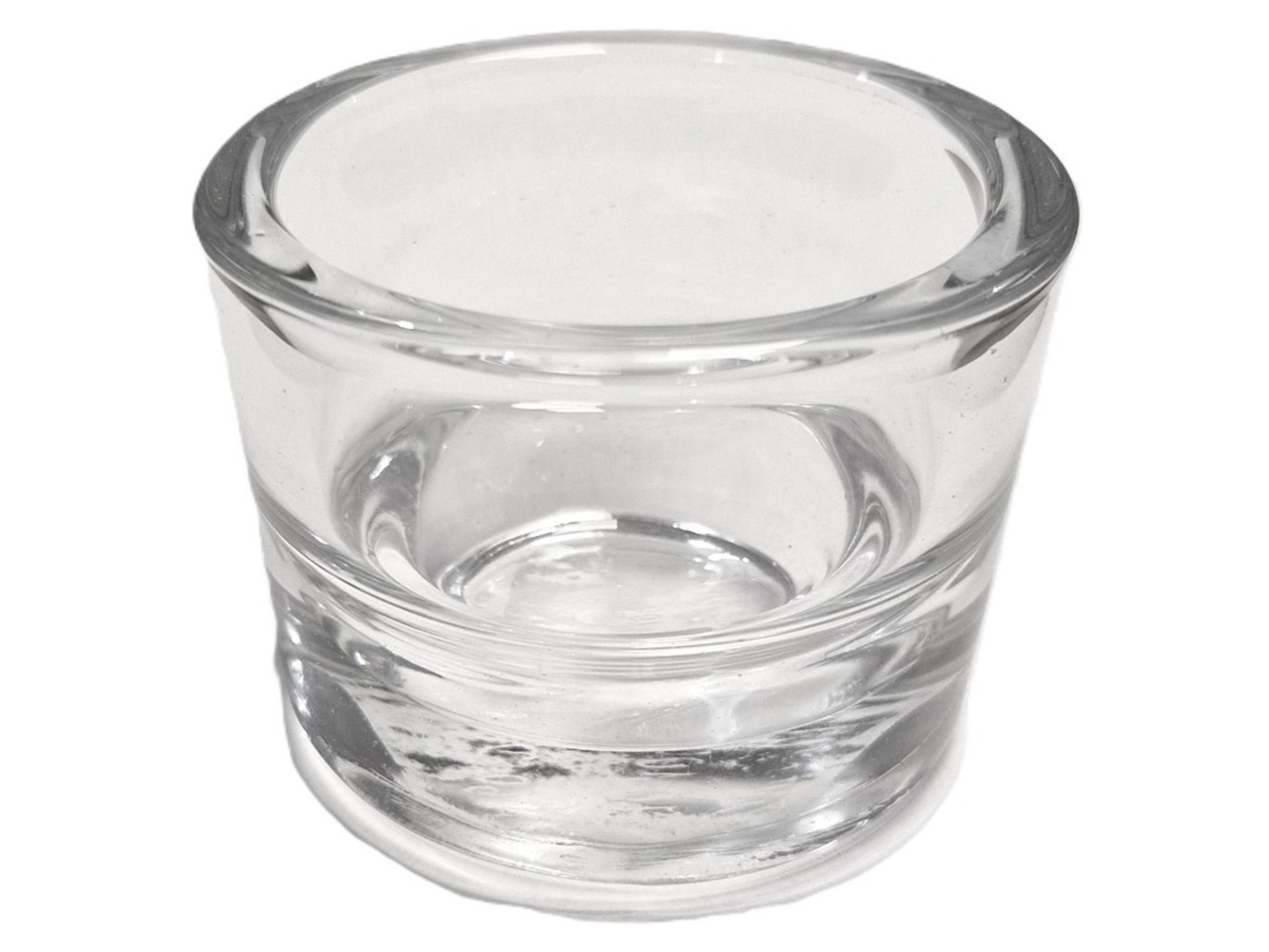Świecznik na tealight szklany Aura 6 cm