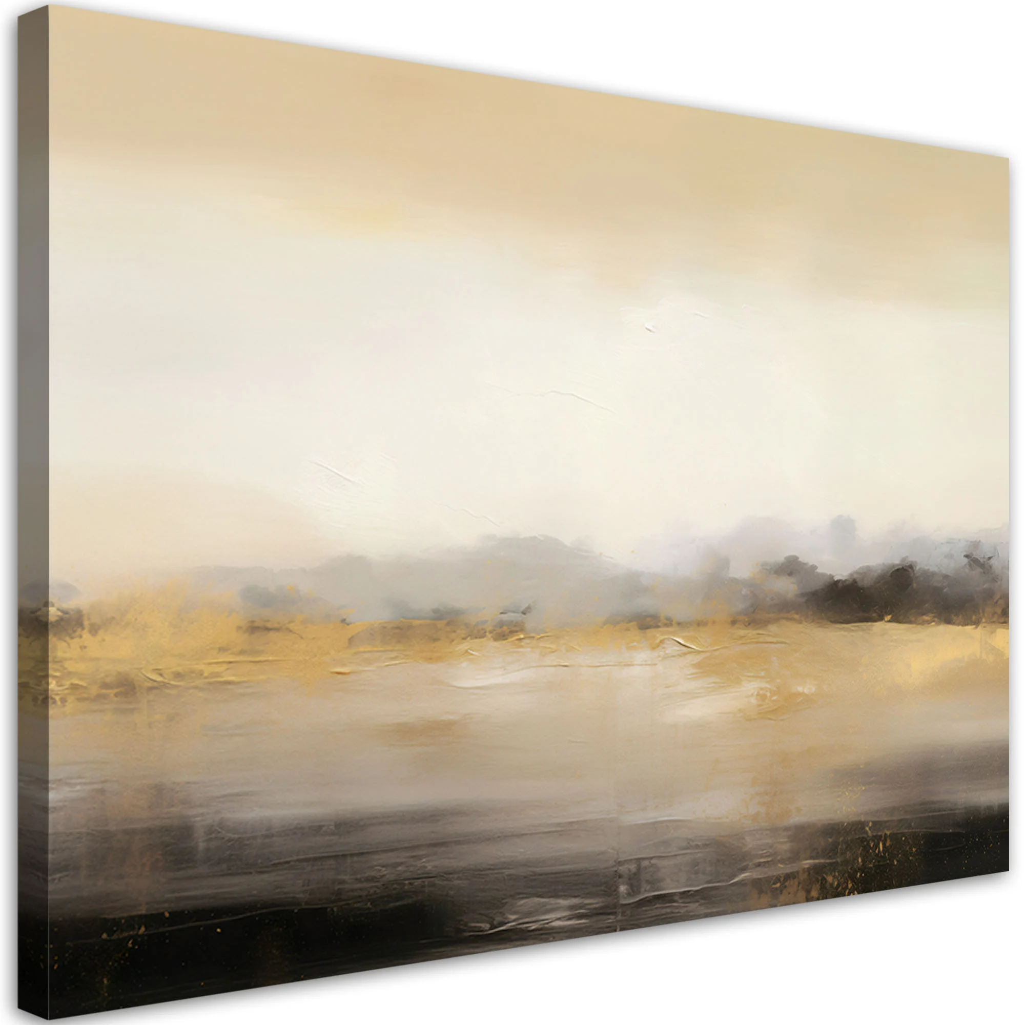Feeby Obraz na płótnie, Abstrakcja Tekstura Loft Beżowy 60x40