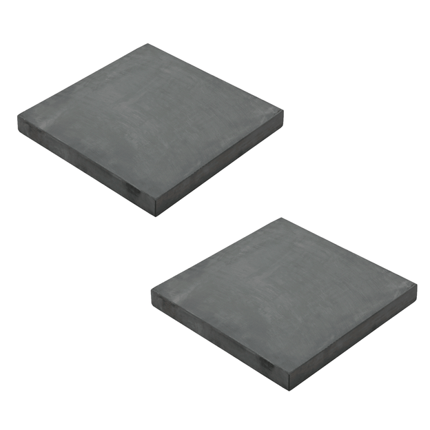 CONJUNTO COM 2 LAJOTAS PARA BASE DE OMBRELONE 42,5KG ARDÓSIA