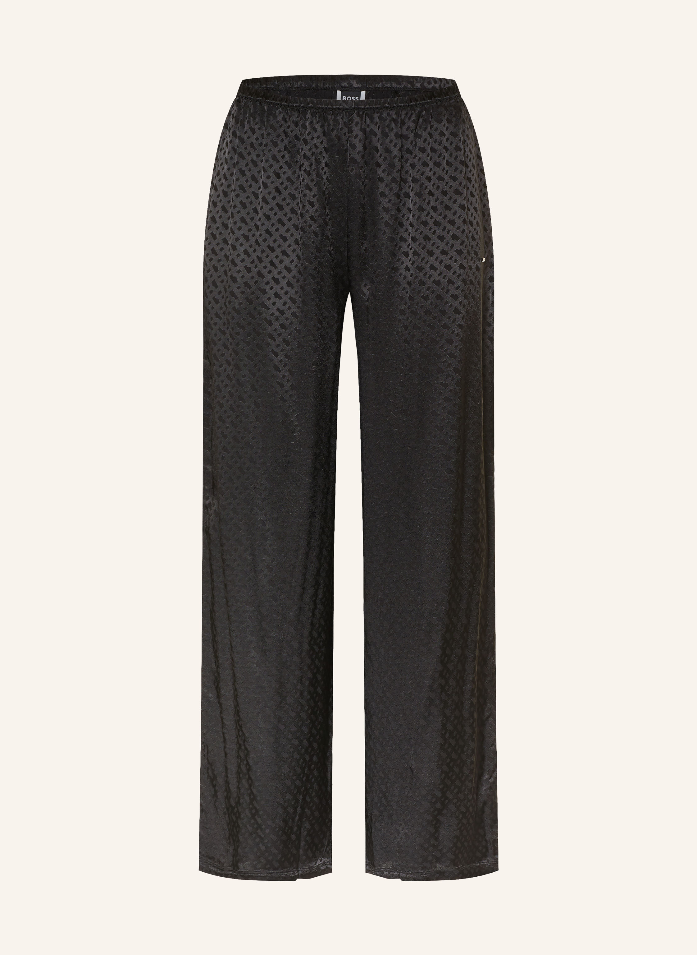 BOSS Schlafhose MONOGRAM aus Satin