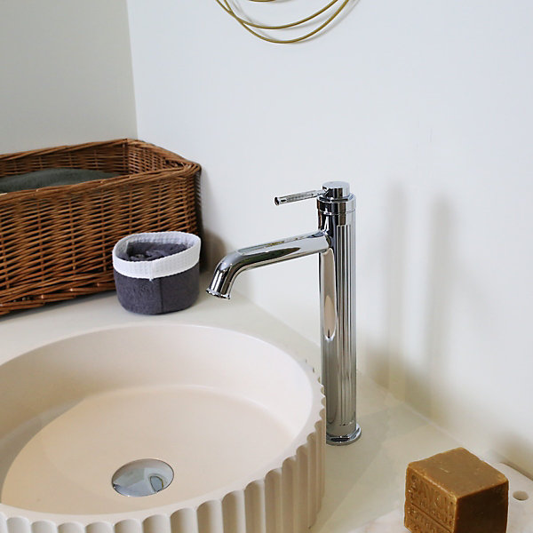 Mitigeur de lavabo haut chromé Essebagno Art Deco