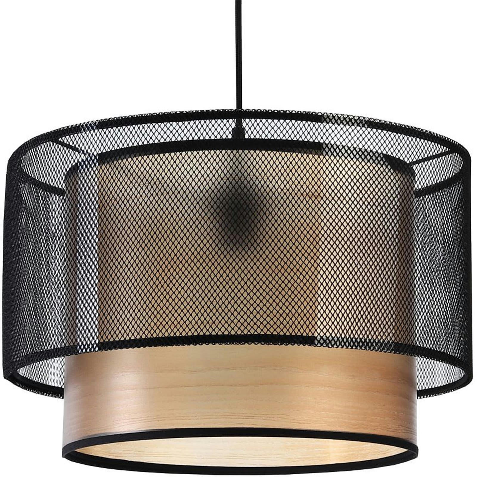 DUO ÉLÉGANT - Suspension Tissu Noir