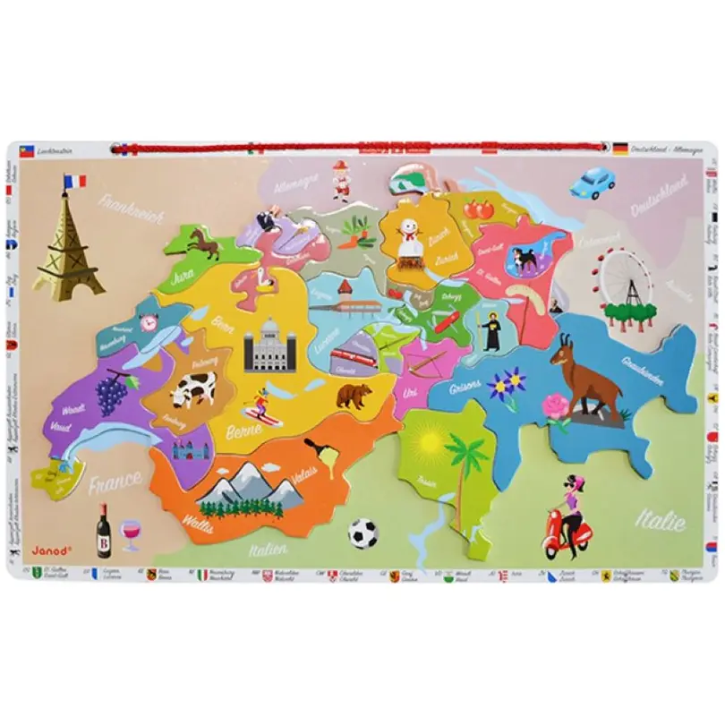 Puzzle 24-teilig Schweiz