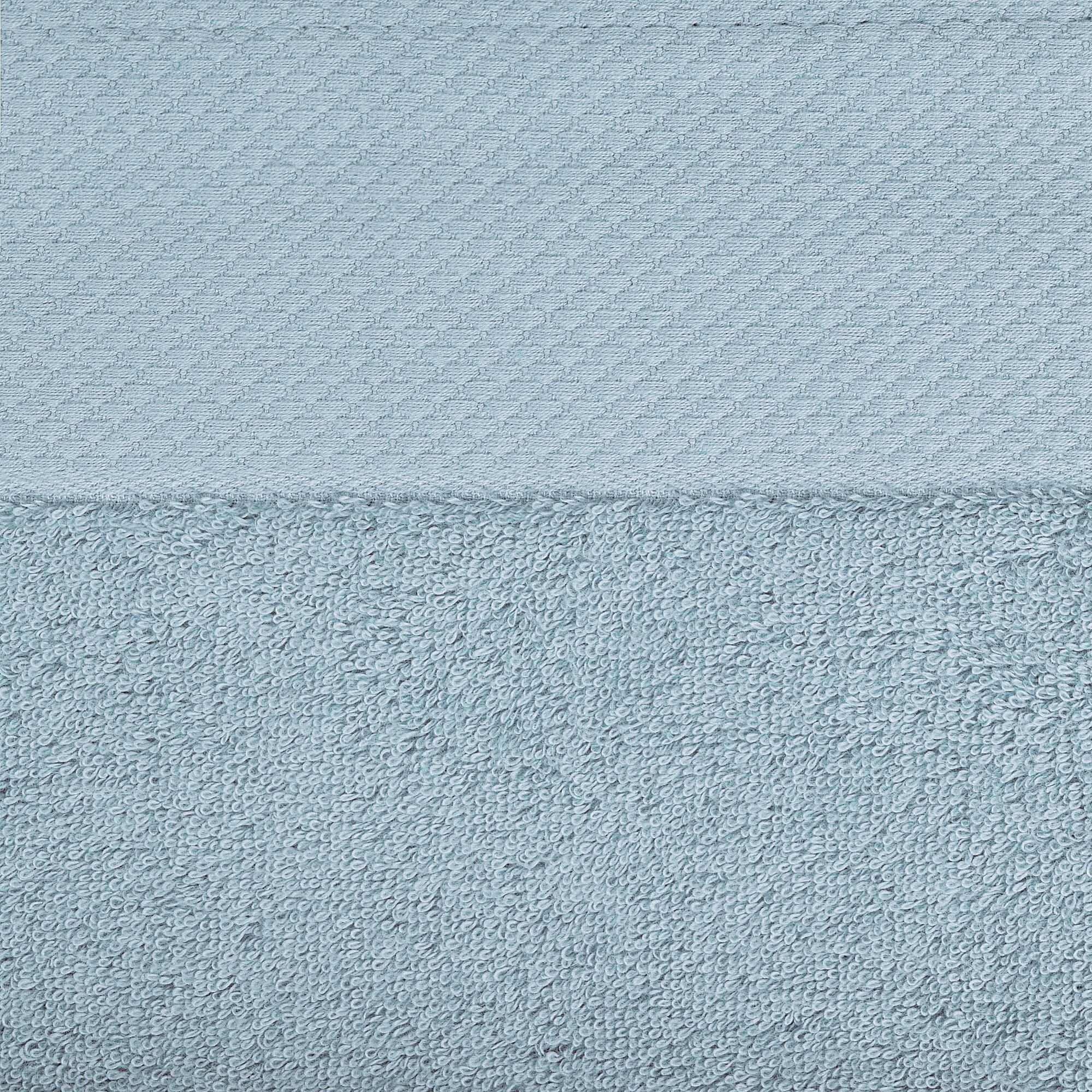 AZUR - Drap de douche en coton peigné - bleu calaluna 70x140cm