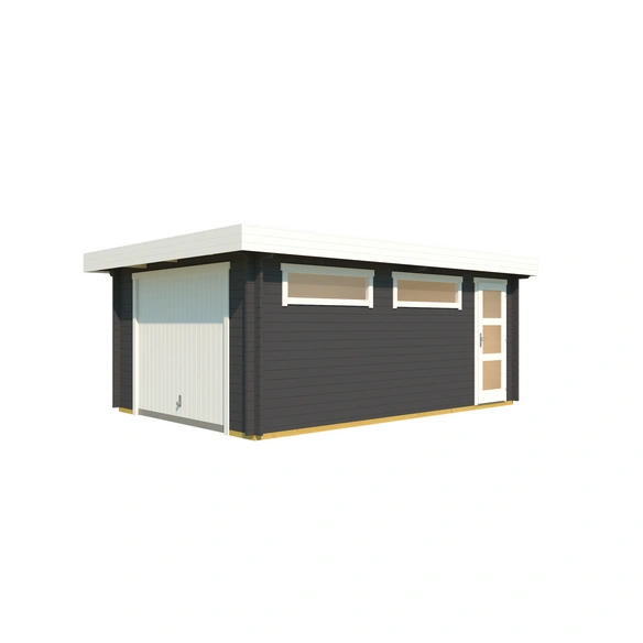 Blockgarage »Canberra«, BxT: 422,7 x 600 cm (Außenmaß), Holz