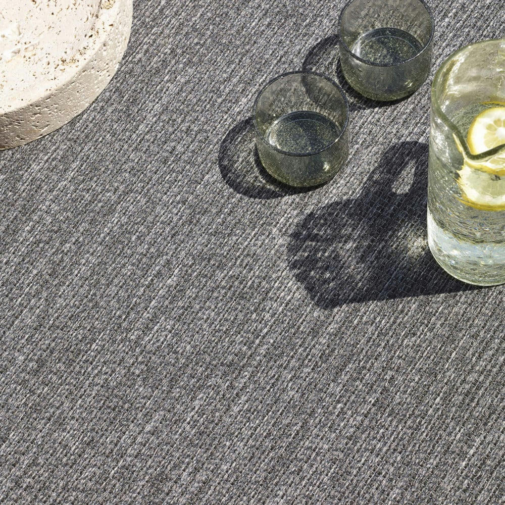 NELSON II - Tapis intérieur et extérieur gris anthracite 160x230 cm