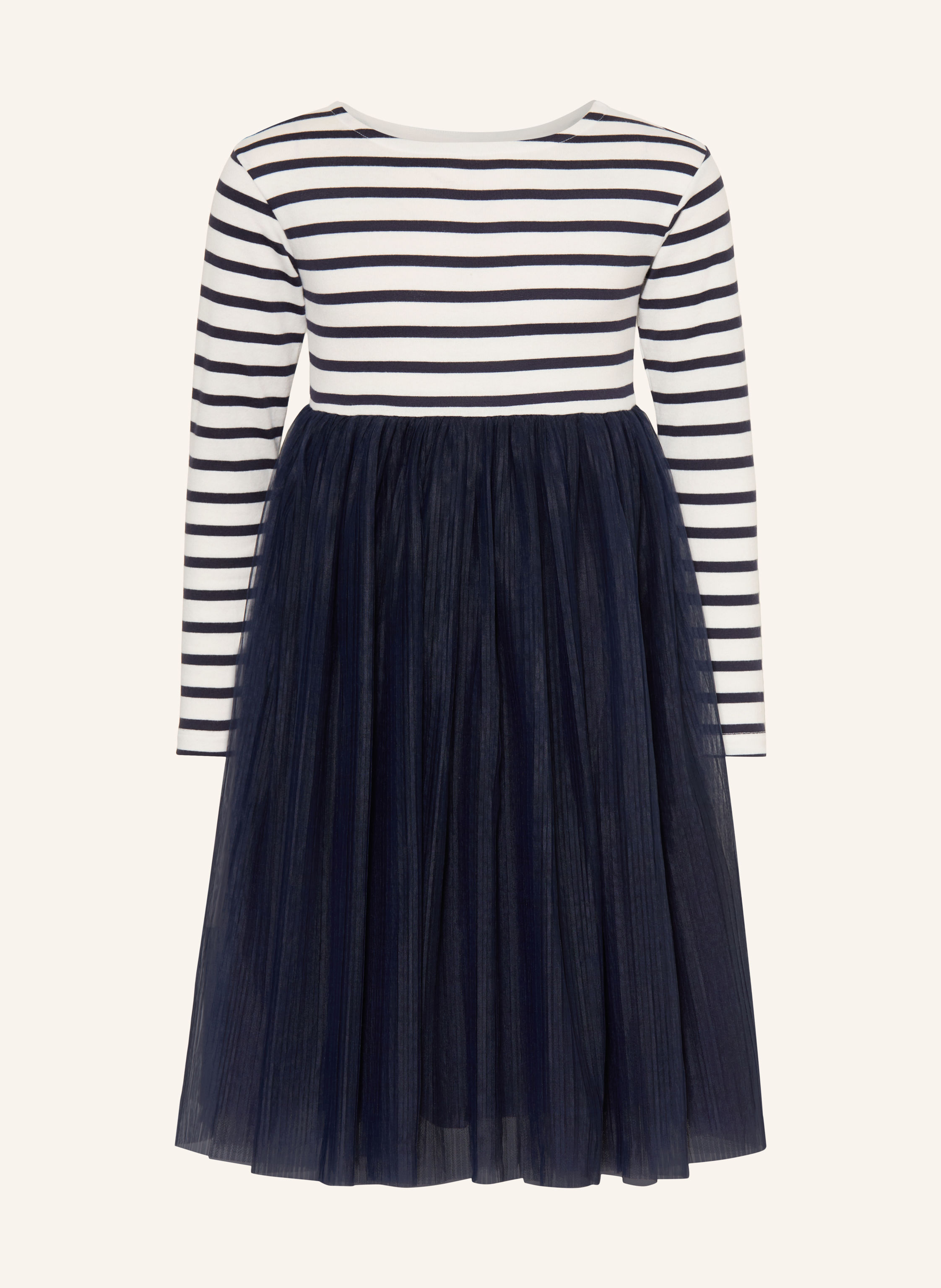 PETIT BATEAU Kleid im Materialmix