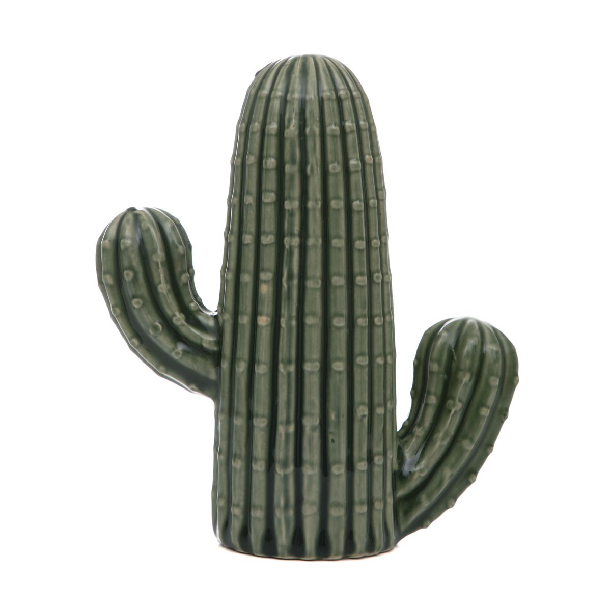 Dekoracja stojąca CACTUS kaktus ceramiczny 14x6x16 cm