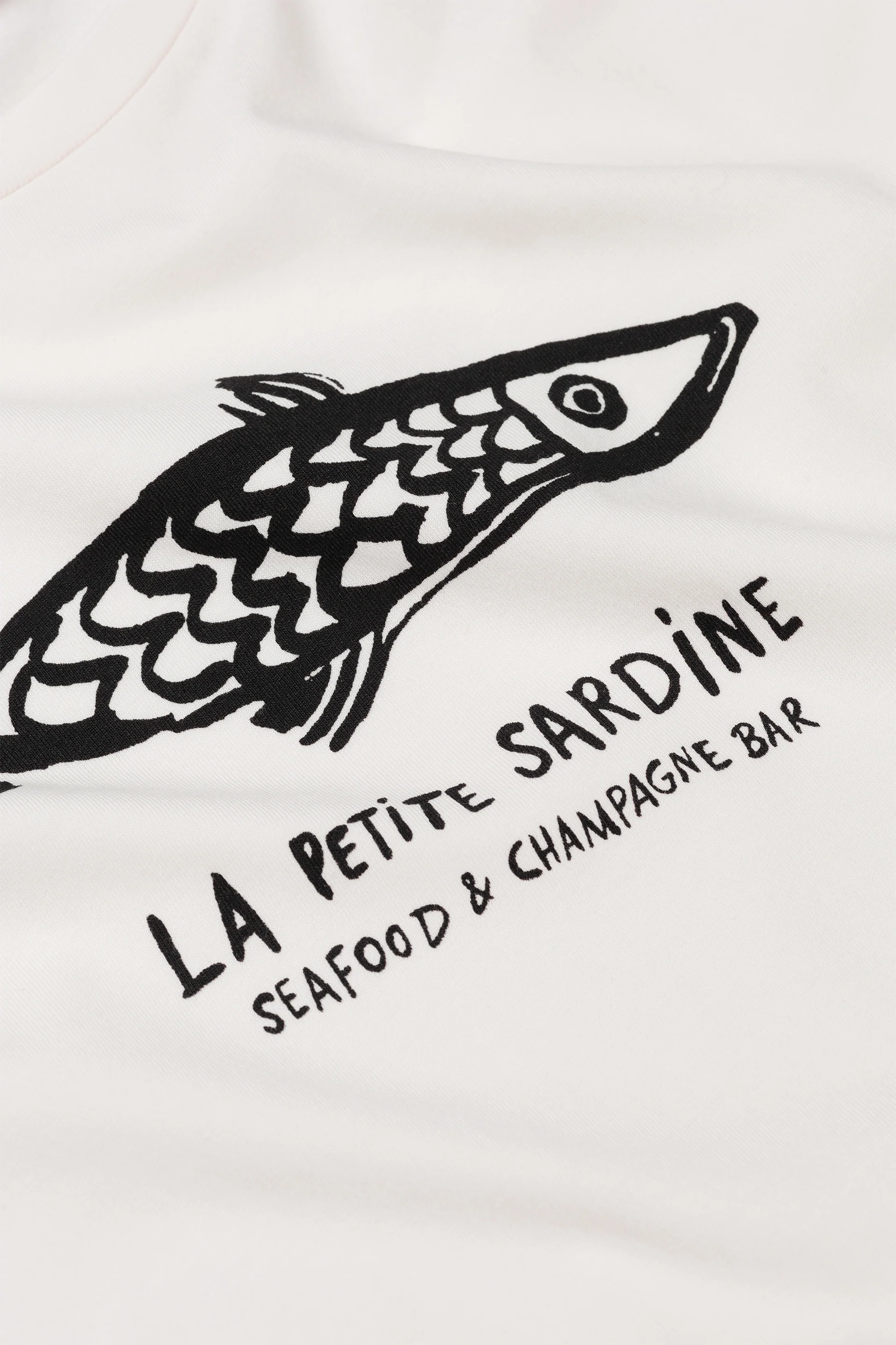 Fay T-shirt | Cosy White/Black