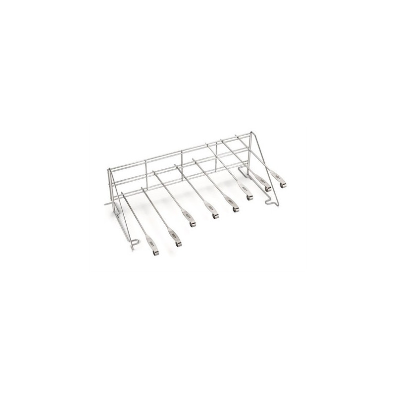 Support élévation vertical pour 8 brochettes WEBER