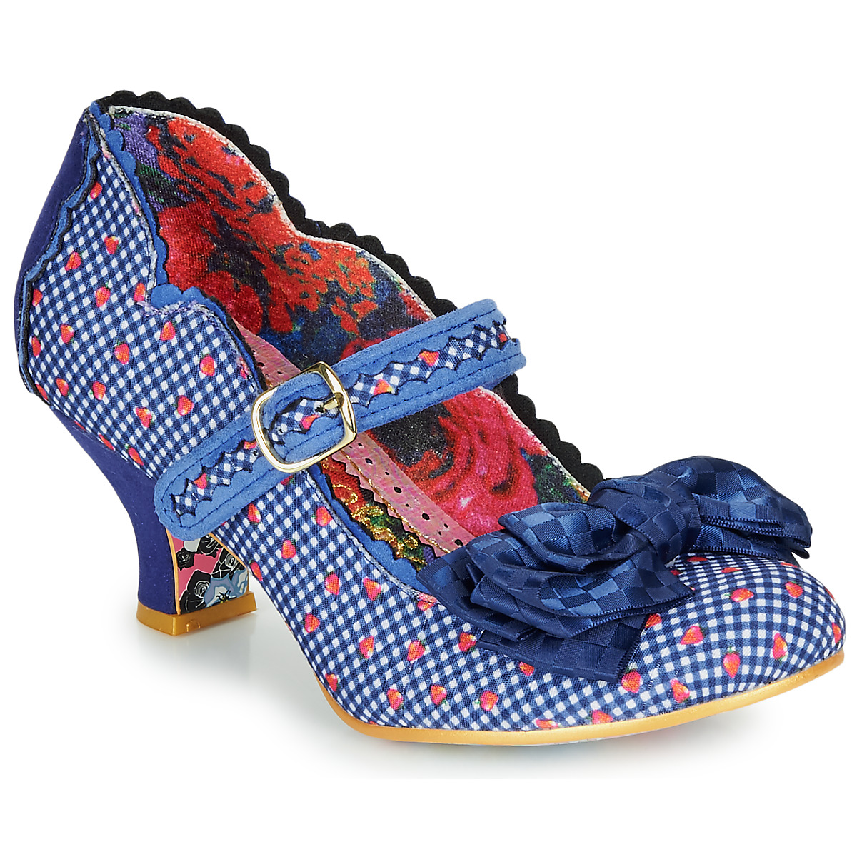 Irregular Choice - Summer Breeze - Blue / Check