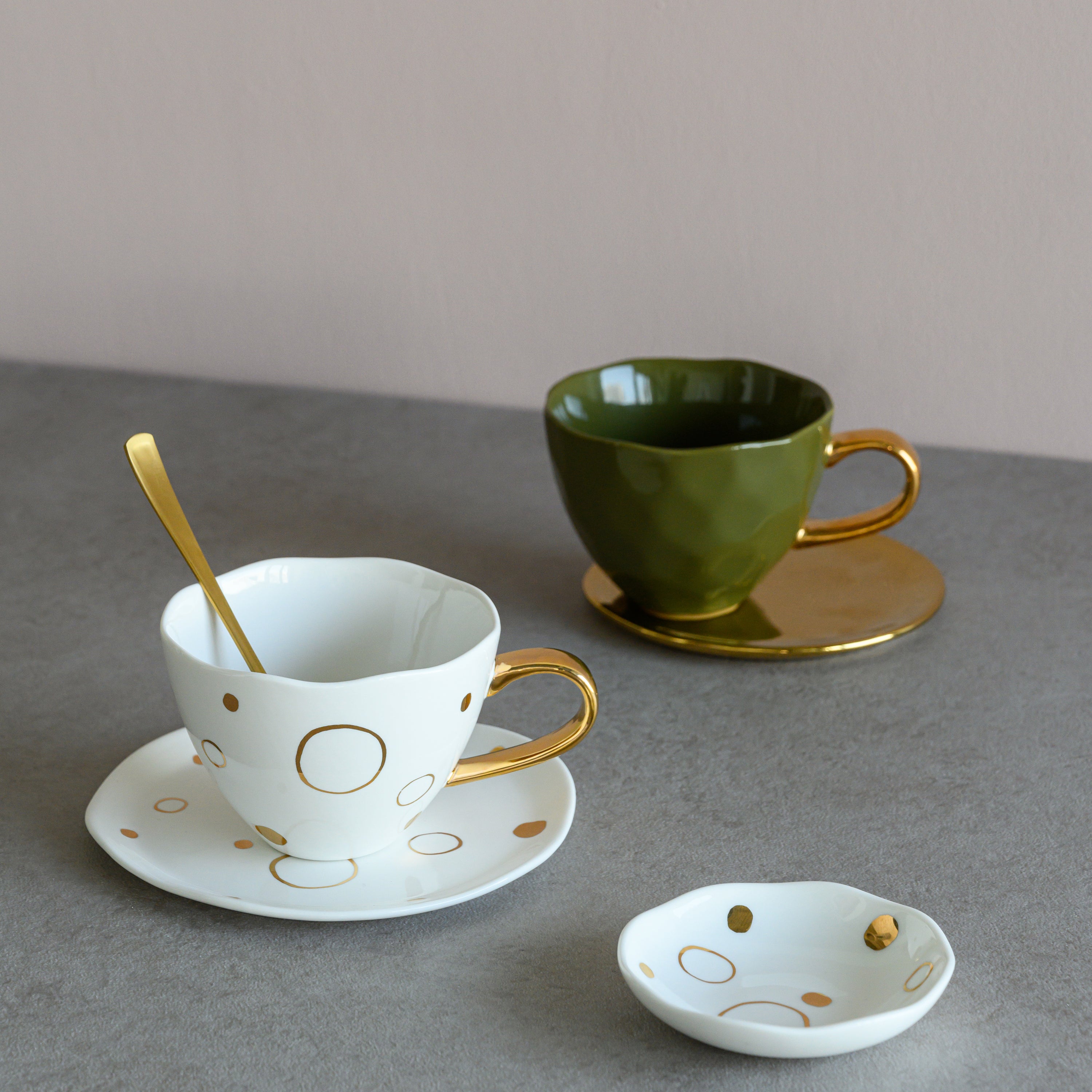 Urban Nature Culture Good Morning Cappuccino / Theekop - Donkergroen -