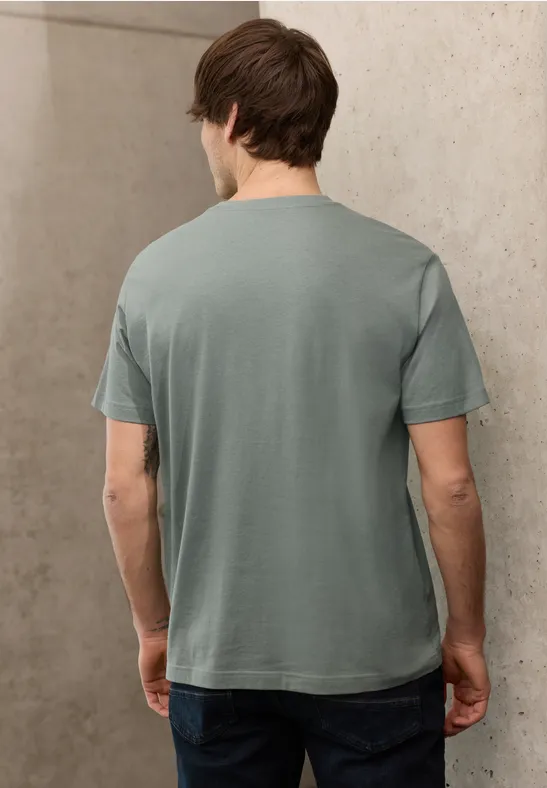 Basic T-Shirt aus reiner Baumwolle