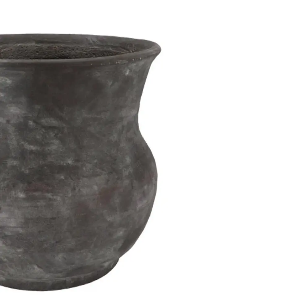 DK Design plantenpot - antraciet - voor kamerplant - 34 x 34 cm