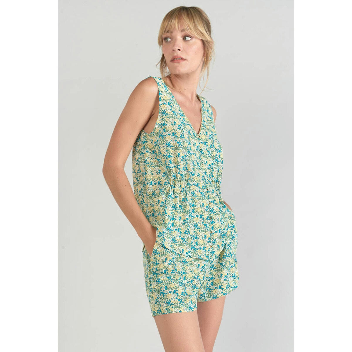 Blouse imprimée sans manches