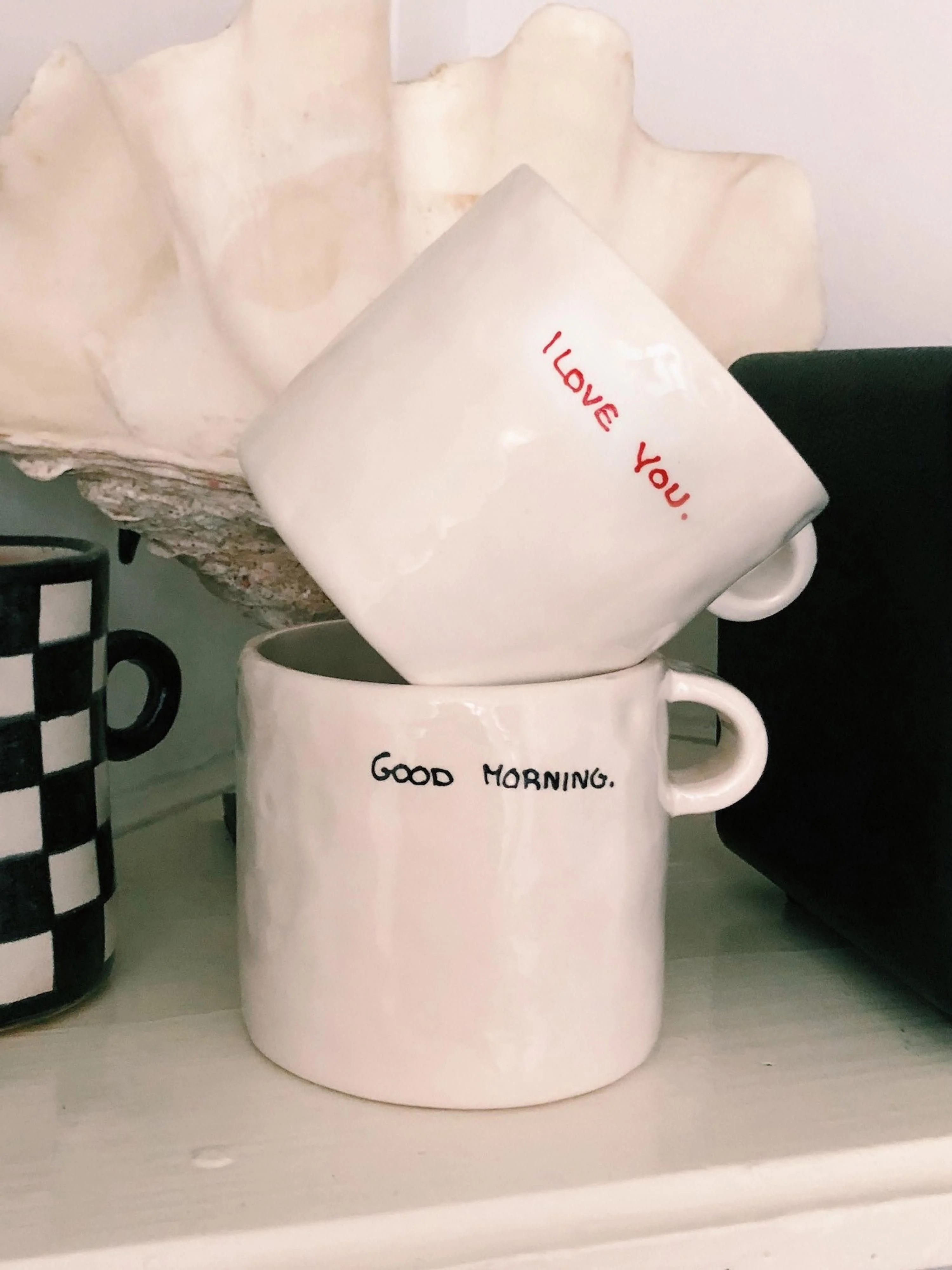 Handbemalte Tasse I Love You