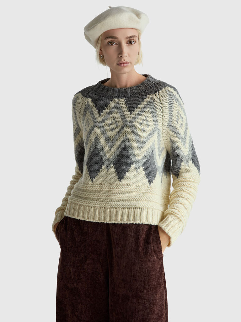 Jacquard sweater