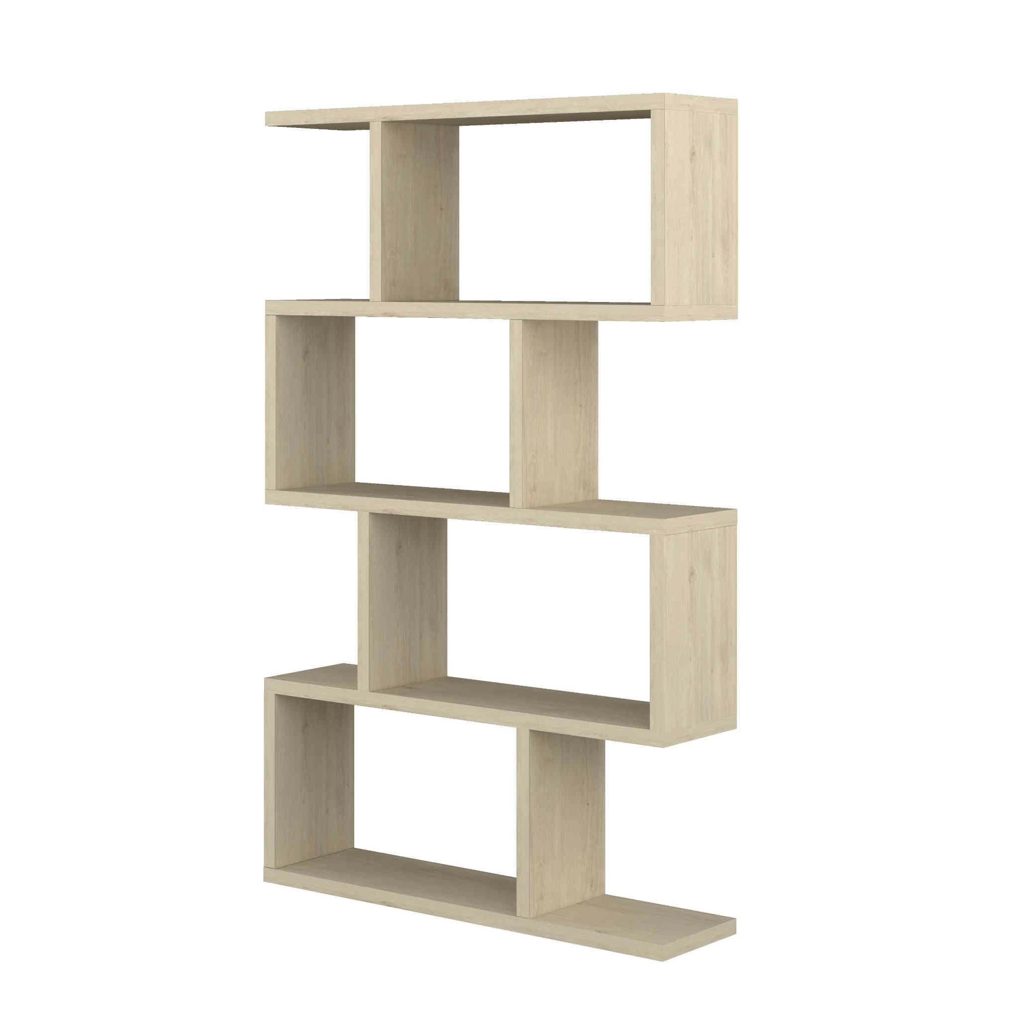 - Bibliothèque 4 cases et 4 ouvertures bleu marine