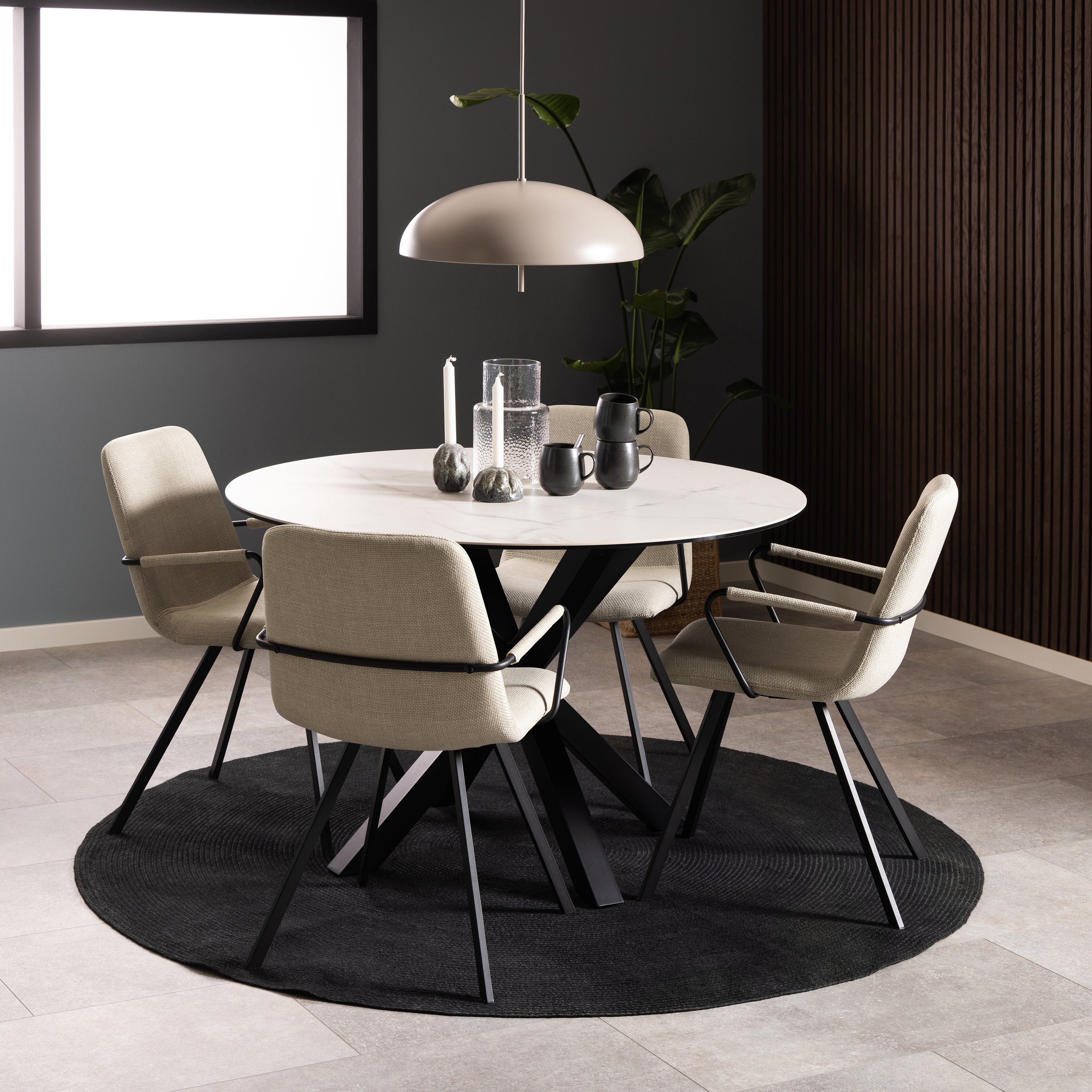 by fonQ basic Business Eetkamerstoel - Beige