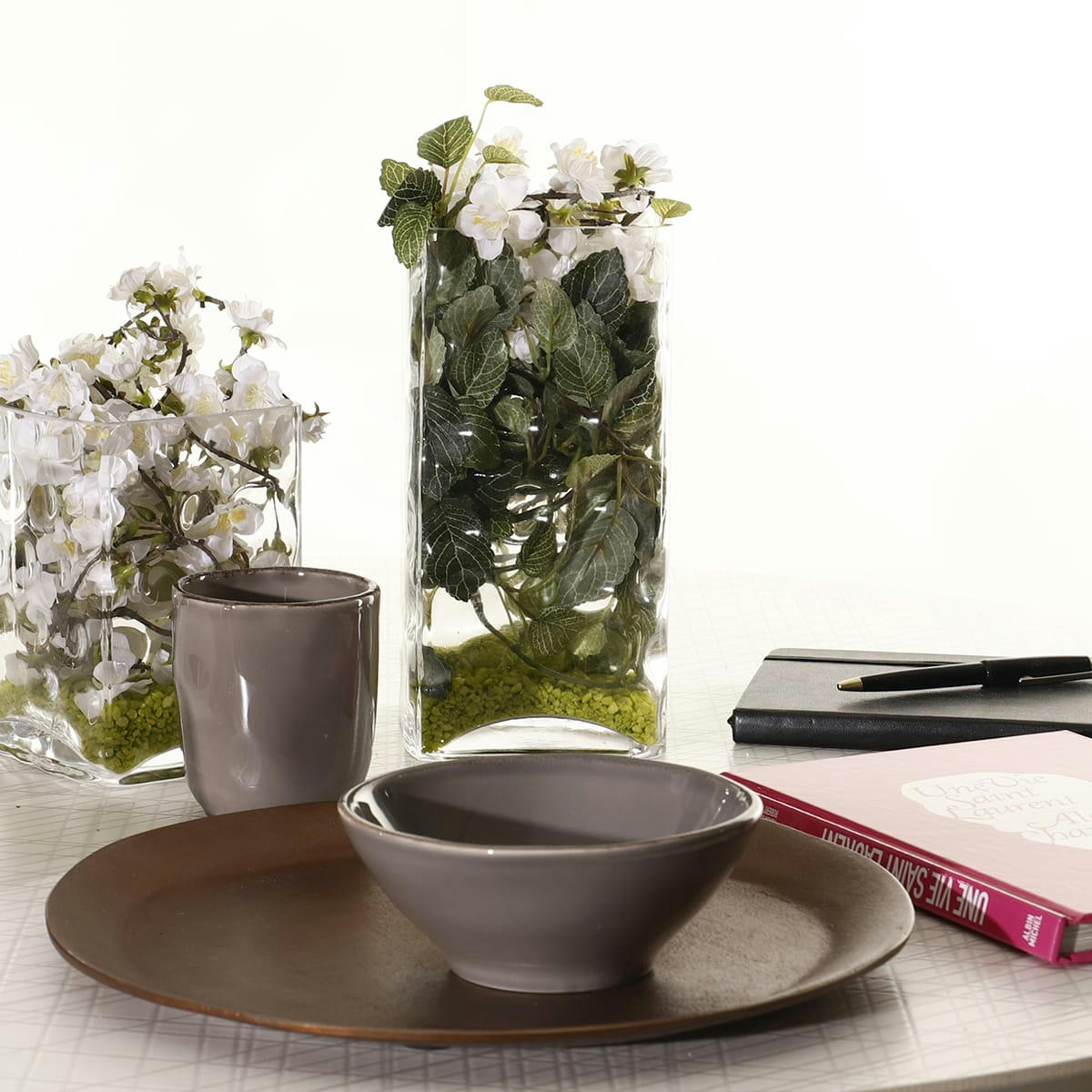 VANITY - Vase Vanity en verre H16cm