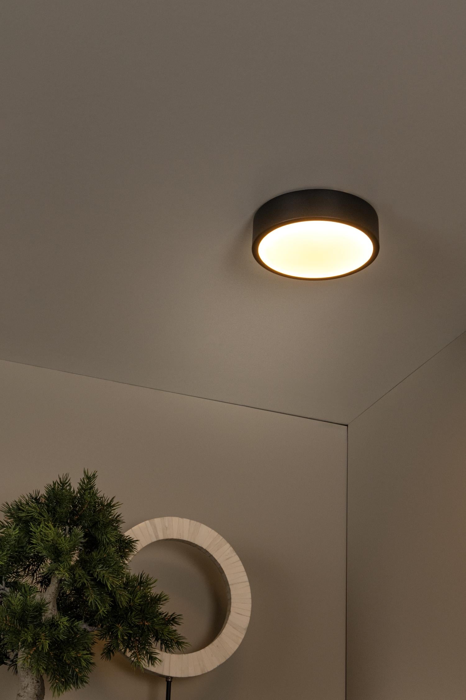 Lucide plafonnière UNAR - Geïntegreerde LED - Zwart