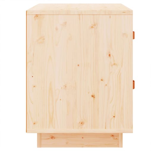 NNEVL Bedside Cabinets 2 pcs 40x34x45 cm Solid Wood Pine