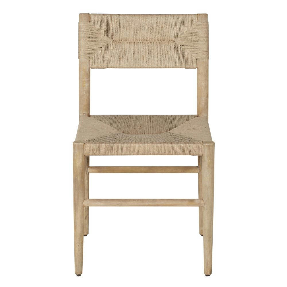 Mazette - Chaise en bois de manguier et fibre de sisal