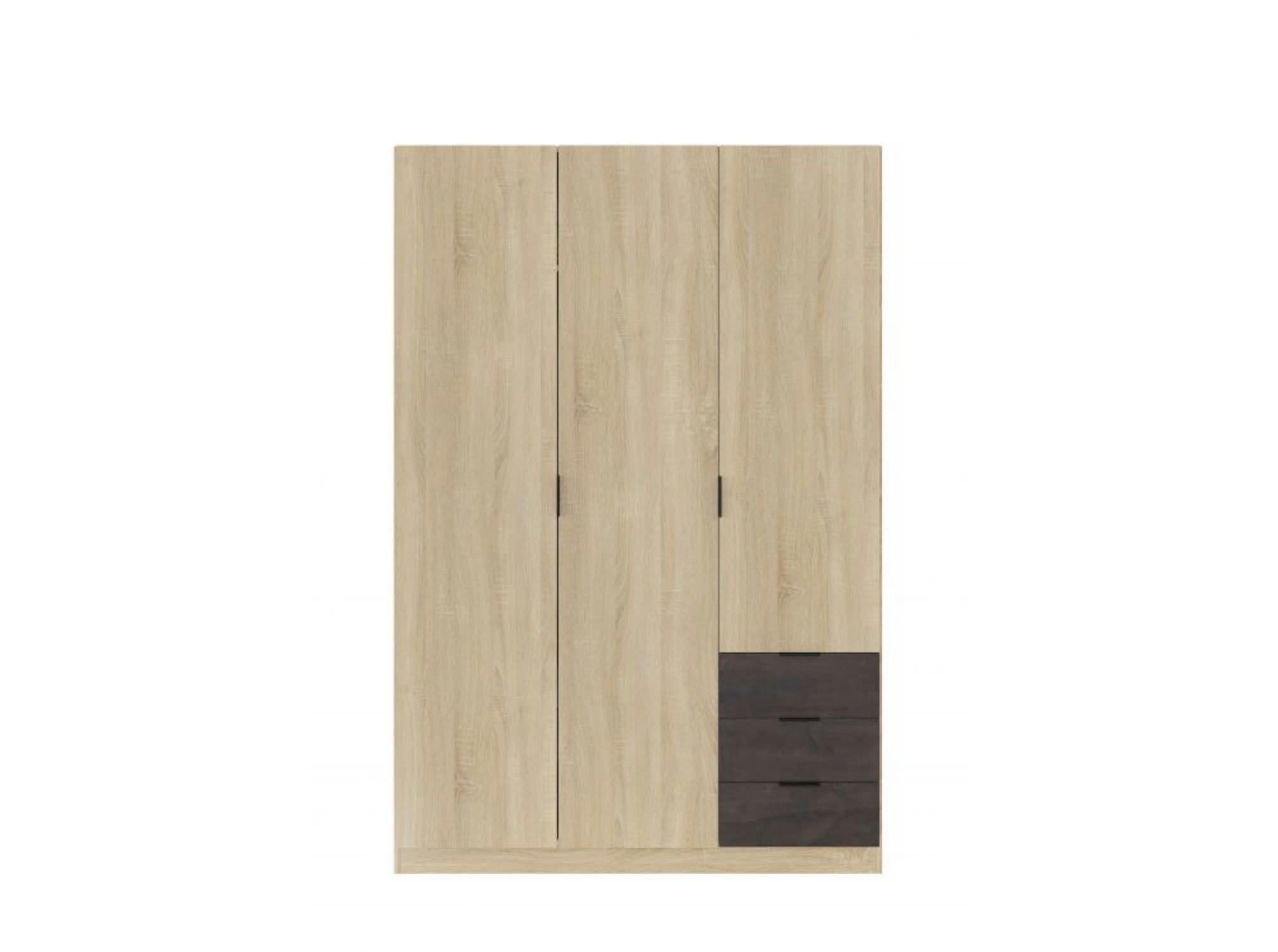 NINA - Armoire 3 portes et 3 tiroirs L121 x H180 cm