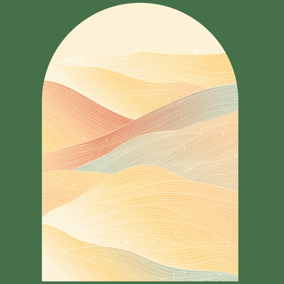 - Papier Peint arche coucher de soleil désertique 127x90cm