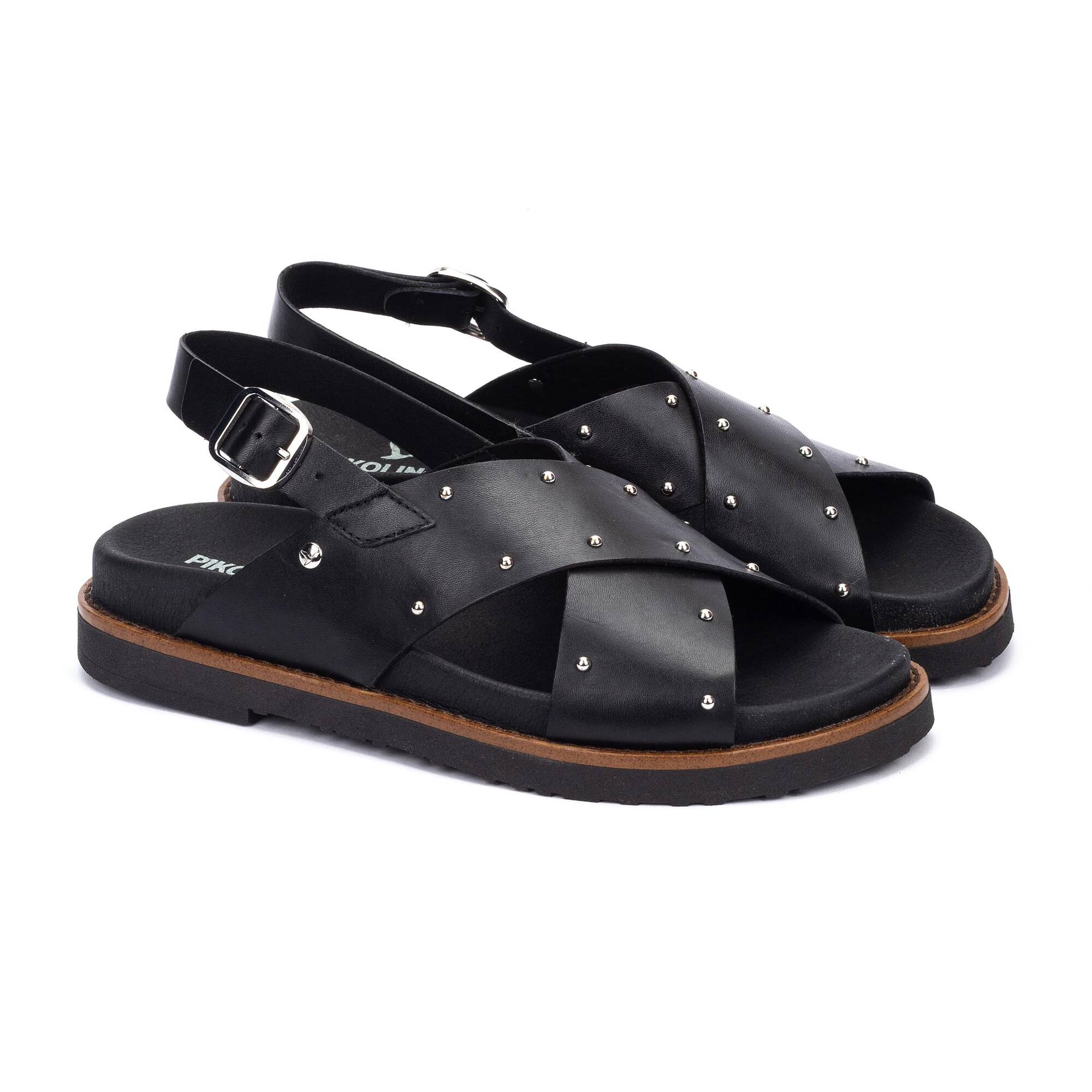 AITANA - Sandalias planas con hebilla para mujer