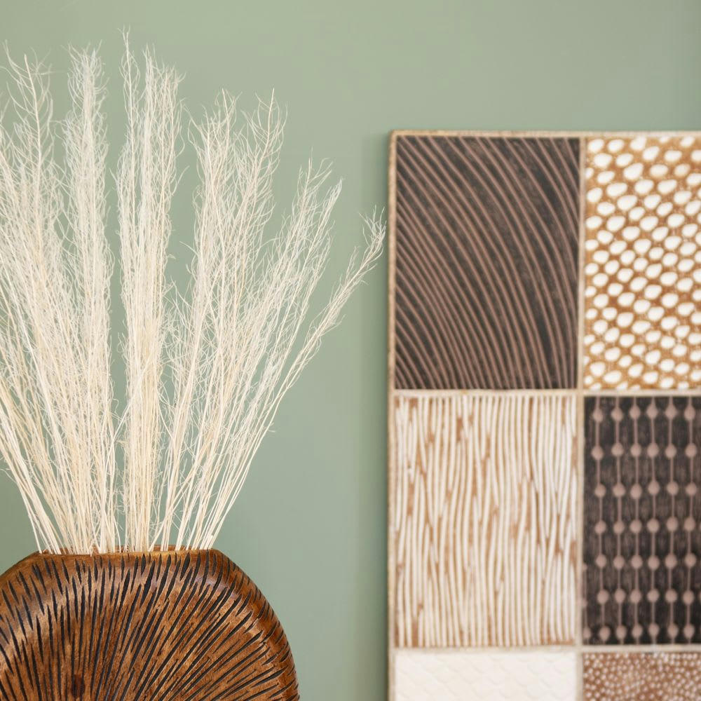 - Bouquet de fleurs séchées beiges