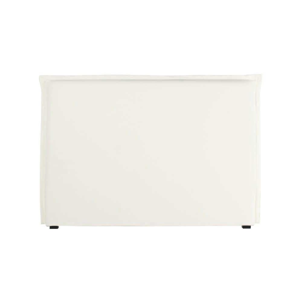 MORPHEE - Housse de tête de lit 160 en coton ivoire