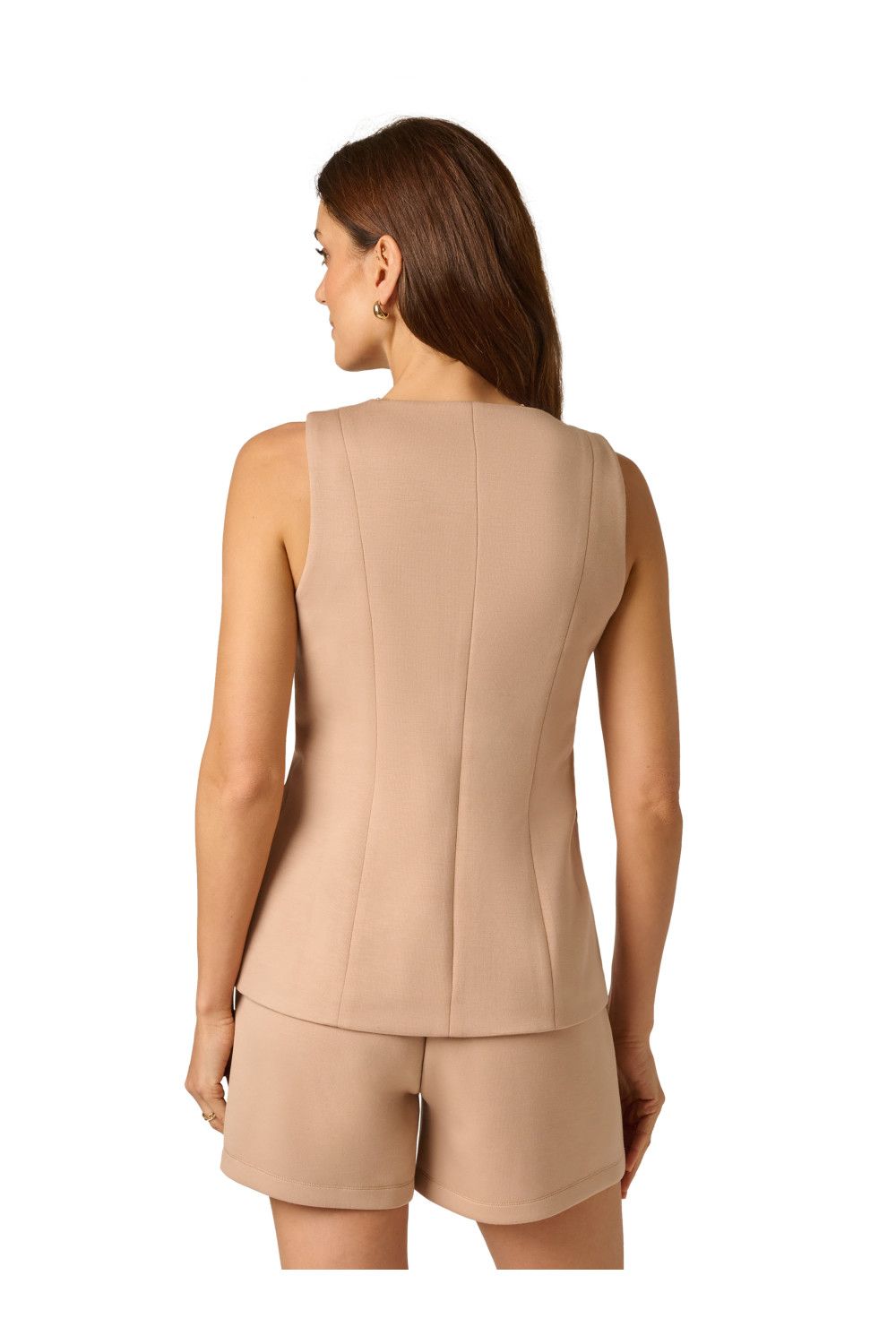 Adrianna Papell Flared Ponte Vest