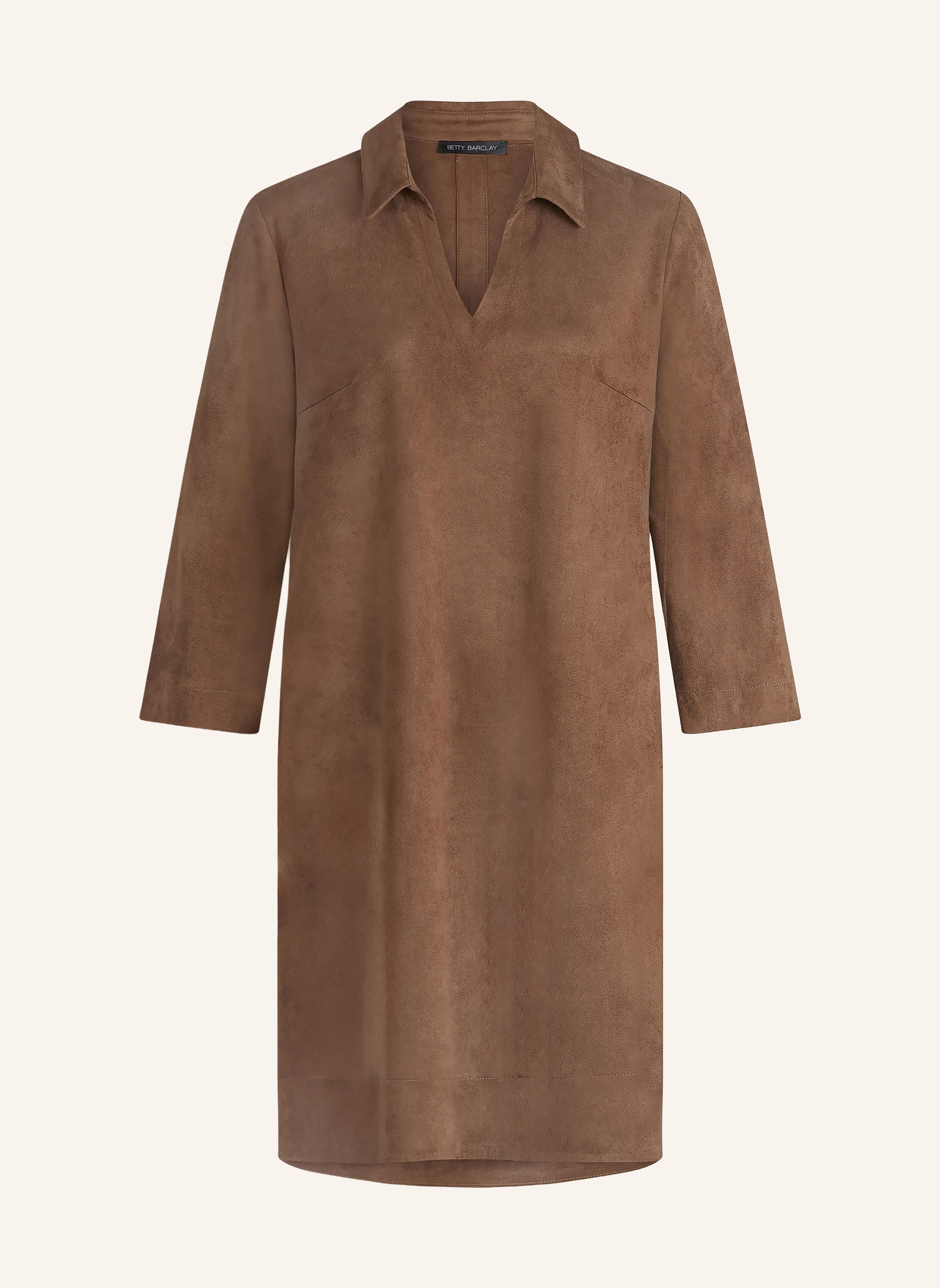 Betty Barclay Kleid in Lederoptik mit 3/4-Arm