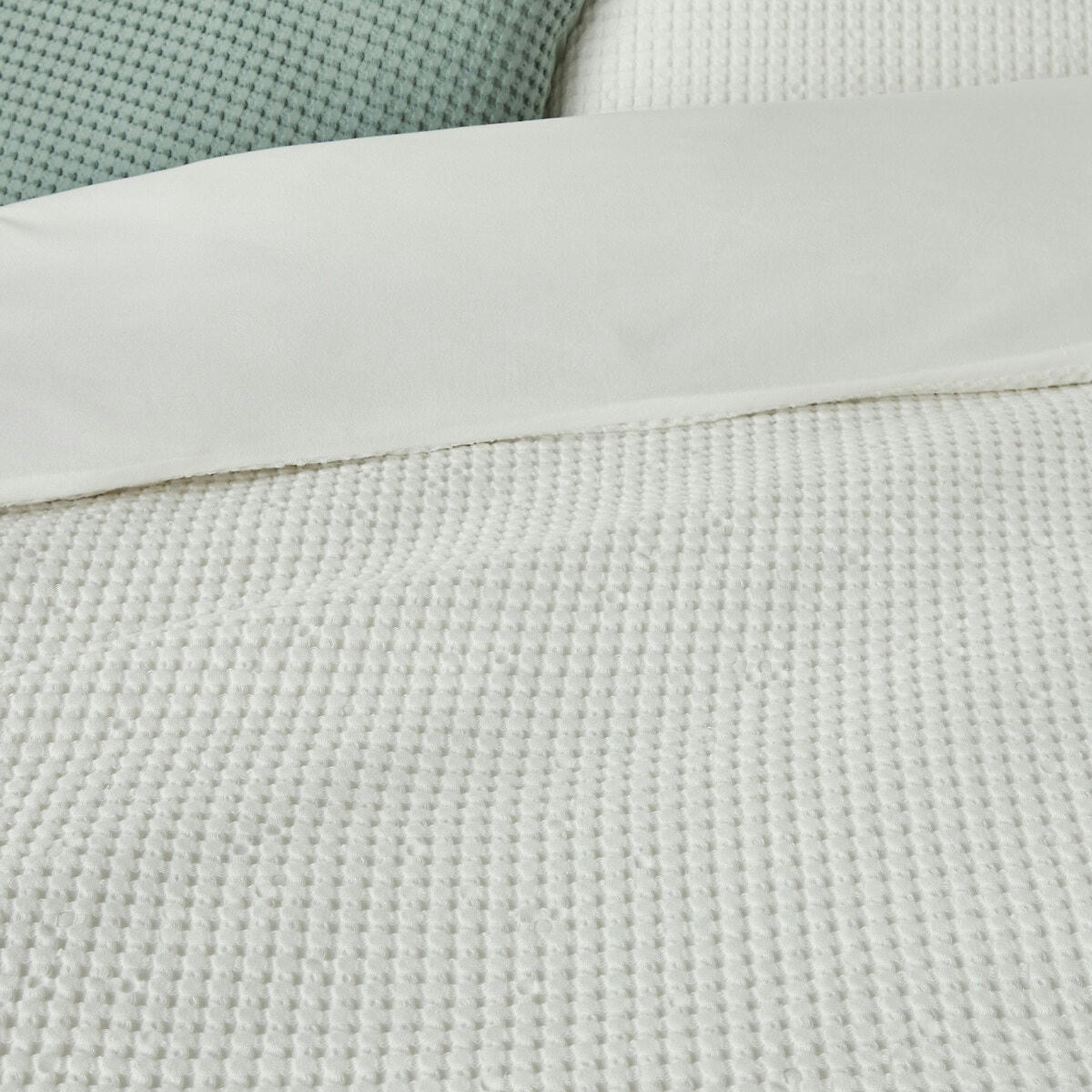 Housse de couette en coton nid d'abeille, Tifli