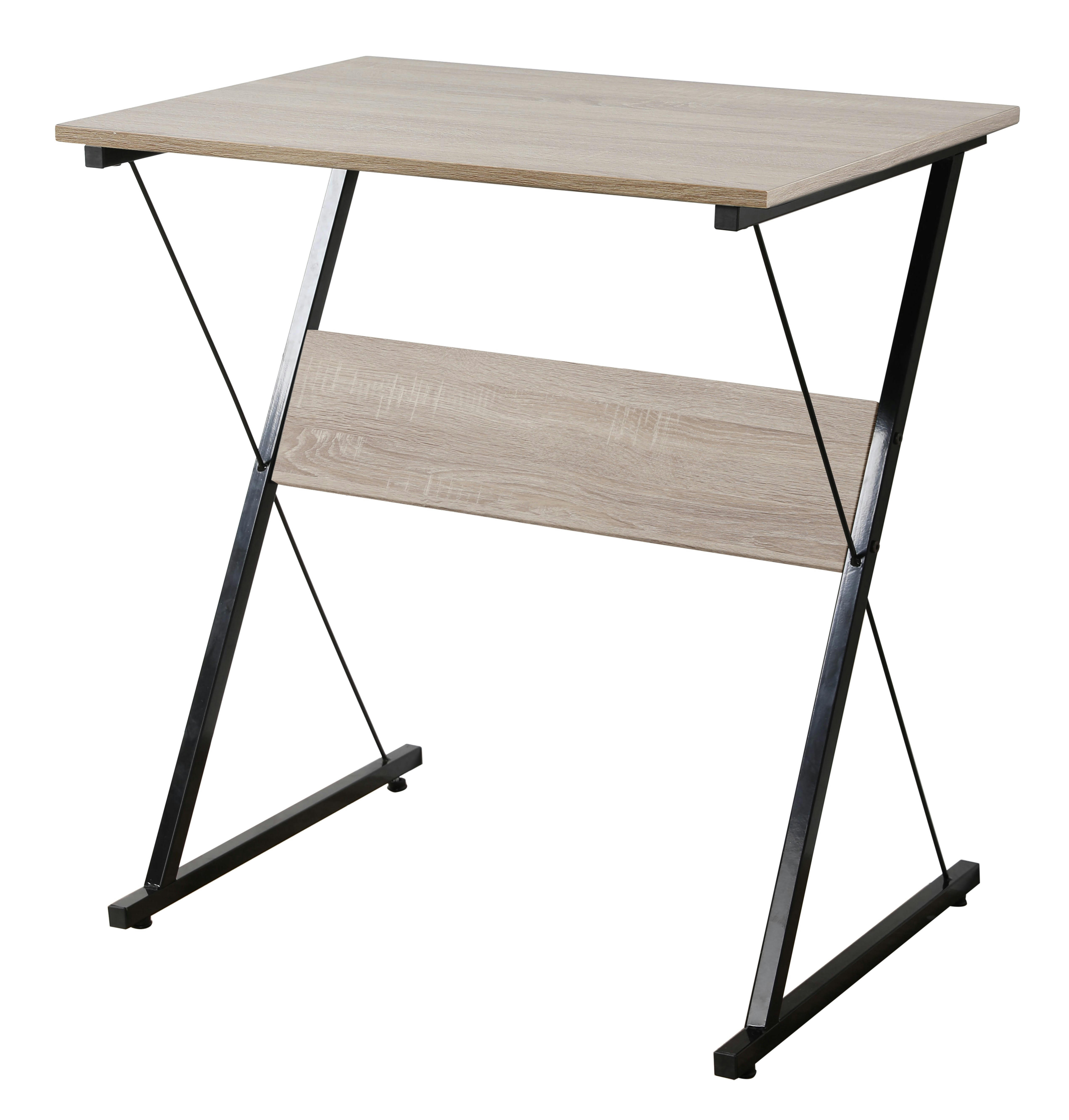 - Bureau en métal et bois crème